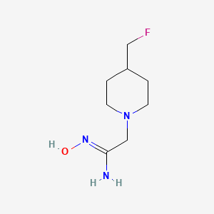 (Z)-2-(4-(fluoromethyl)piperidin-1-yl)-N'-hydroxyacetimidamide