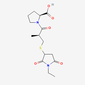 Captopril-1'-ethylpyrrolidinyl-2',5'-dione