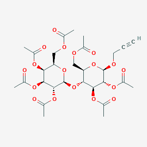 |A-D-Glucopyranoside, 2-propynyl 4-O-(2,3,4,6-tetra-O-acetyl-|A-D-galactopyranosyl)-, triacetate