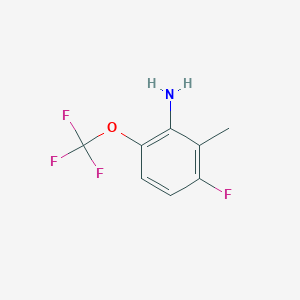 3-Fluoro-2-methyl-6-(trifluoromethoxy)aniline