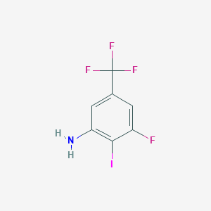 3-Amino-5-fluoro-4-iodobenzotrifluoride