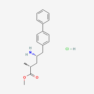 (alphaR,gammaS)-gamma-Amino-alpha-methyl-[1,1'-biphenyl]-4-pentanoic Acid Methyl Ester Hydrochloride