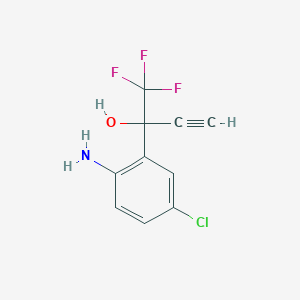 2-(2-Amino-5-chlorophenyl)-1,1,1-trifluoro-3-butyn-2-ol