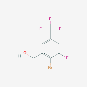 [2-Bromo-3-fluoro-5-(trifluoromethyl)phenyl]methanol