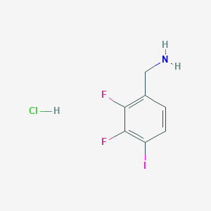 2,3-Difluoro-4-iodobenzylamine hydrochloride