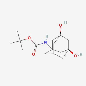 tert-butyl N-[(3R,5S)-3,5-dihydroxy-1-adamantyl]carbamate