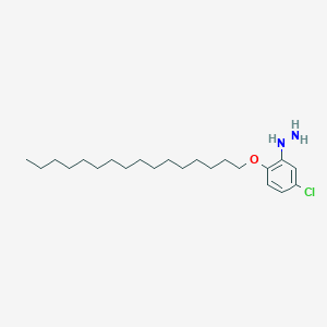 [5-Chloro-2-(hexadecyloxy)phenyl]-hydrazine