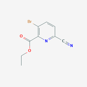 Ethyl 3-bromo-6-cyanopicolinate