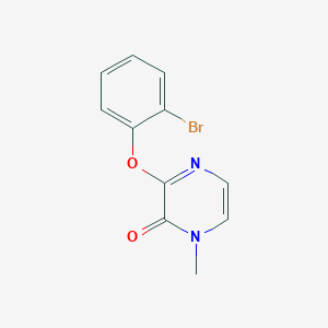 3-(2-Bromophenoxy)-1-methyl-1,2-dihydropyrazin-2-one