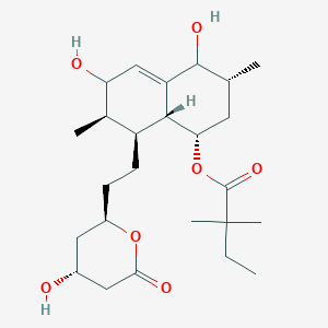 molecular formula C25H40O7 B15293307 Dihydrosimvastatin-3',5'-diol 