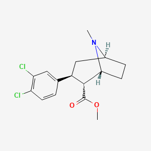 methyl (1R,2R,3S,5S)-3-(3,4-dichlorophenyl)-8-methyl-8-azabicyclo[3.2.1]octane-2-carboxylate