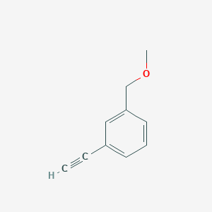 molecular formula C10H10O B1529348 1-Ethynyl-3-(methoxymethyl)benzene CAS No. 1339108-03-0