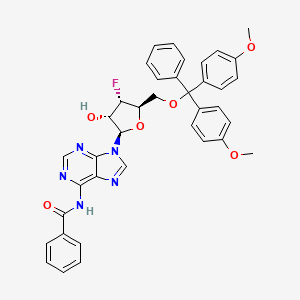 N-[9-[(2R,3S,4S,5R)-5-[[bis(4-methoxyphenyl)-phenylmethoxy]methyl]-4-fluoro-3-hydroxyoxolan-2-yl]purin-6-yl]benzamide