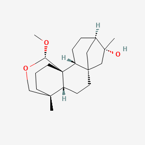 (1R,2R,5R,6R,8S,11R,12R,15S)-15-methoxy-6,12-dimethyl-14-oxapentacyclo[10.3.3.15,8.01,11.02,8]nonadecan-6-ol