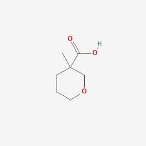 molecular formula C7H12O3 B1529360 3-Methyloxane-3-carboxylic acid CAS No. 1158760-05-4