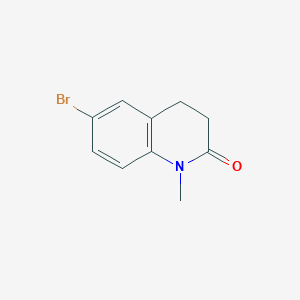 molecular formula C10H10BrNO B1529361 6-Bromo-1-methyl-1,2,3,4-tetrahydroquinolin-2-one CAS No. 1092523-03-9