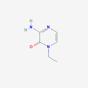 molecular formula C6H9N3O B1529367 3-氨基-1-乙基-1,2-二氢吡嗪-2-酮 CAS No. 1343050-71-4