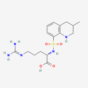 ((3-Methyl-1,2,3,4-tetrahydroquinolin-8-yl)sulfonyl)-L-arginine