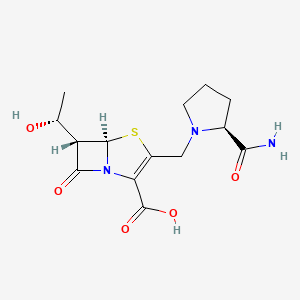 molecular formula C14H19N3O5S B15293741 [2S-[2alpha(2E,4E),3beta(R*)]]-5-[3-(3,4-Dihydroxy-4-methylpentyl)-3-methyloxiranyl]-3-methyl-2,4-Pentadienoic acid 