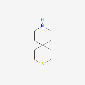 molecular formula C9H17NS B1529377 3-Thia-9-azaspiro[5.5]undecane CAS No. 311-22-8