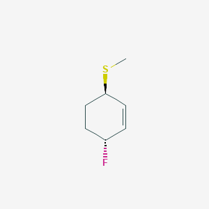 (3R,6R)-3-fluoro-6-methylsulfanylcyclohexene