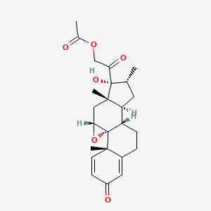 (11alpha,16alpha)-21-(Acetyloxy)-9,11-epoxy-17-hydroxy-16-methylpregna-1,4-diene-3,20-dione