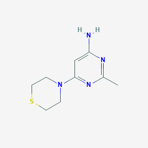 2-Methyl-6-thiomorpholinopyrimidin-4-amine