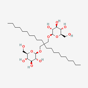 (2R,3R,4S,5S,6R)-2-[2-decyl-2-[[(2R,3R,4S,5S,6R)-3,4,5-trihydroxy-6-(hydroxymethyl)oxan-2-yl]oxymethyl]dodecoxy]-6-(hydroxymethyl)oxane-3,4,5-triol