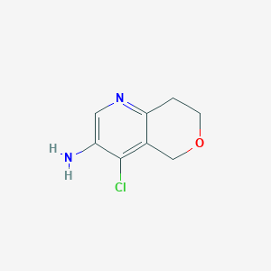 4-Chloro-7,8-dihydro-5H-pyrano[4,3-b]pyridin-3-amine