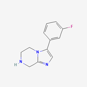 3-(3-Fluorophenyl)-5,6,7,8-tetrahydroimidazo[1,2-A]pyrazine