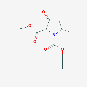 1-O-tert-butyl 2-O-ethyl 5-methyl-3-oxopyrrolidine-1,2-dicarboxylate