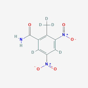 molecular formula C8H7N3O5 B15294057 Zoalene-d5 