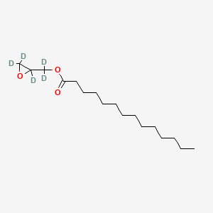 molecular formula C17H32O3 B15294074 Glycidyl Myristate-d5 