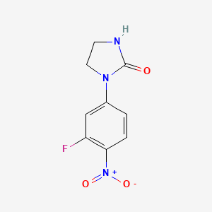 1-(3-Fluoro-4-nitrophenyl)imidazolidin-2-one