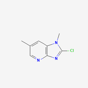 2-chloro-1,6-dimethyl-1H-Imidazo[4,5-b]pyridine