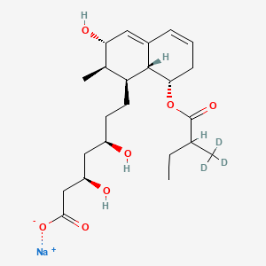 molecular formula C23H35NaO7 B15294116 3alpha-Hydroxy Pravastatin-d3 Sodium Salt 