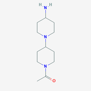 1-{4-Amino-[1,4'-bipiperidine]-1'-yl}ethan-1-one