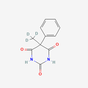 molecular formula C11H10N2O3 B15294143 Heptobarbital-d3 