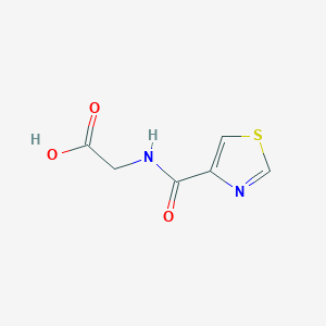 molecular formula C6H6N2O3S B1529416 2-(1,3-Thiazol-4-ylformamido)acetic acid CAS No. 1343976-73-7