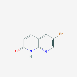 6-Bromo-4,5-dimethyl-1,8-naphthyridin-2(1H)-one