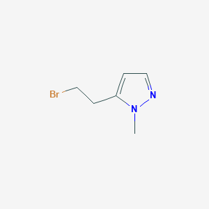 molecular formula C6H9BrN2 B1529424 5-(2-溴乙基)-1-甲基-1H-吡唑 CAS No. 1340091-69-1