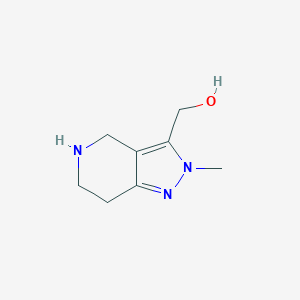 (2-methyl-4,5,6,7-tetrahydro-2H-pyrazolo[4,3-c]pyridin-3-yl)methanol