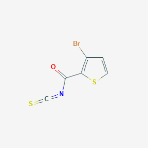 molecular formula C6H2BrNOS2 B1529429 3-溴噻吩-2-羰基异硫氰酸酯 CAS No. 1339908-68-7