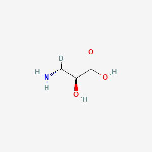 S-(R*,S*)]-3-Amino-2-hydroxy-propanoic-3-d Acid