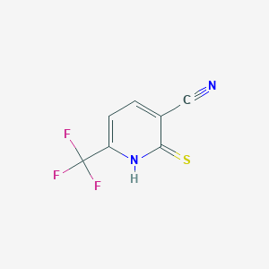 molecular formula C7H3F3N2S B1529430 2-巯基-6-(三氟甲基)吡啶-3-腈 CAS No. 1184873-39-9