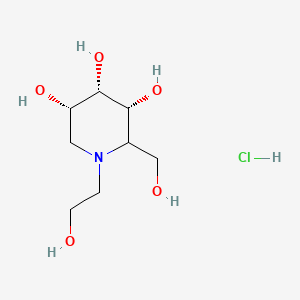 Rel-(3R,4S,5S)-1-(2-hydroxyethyl)-2-(hydroxymethyl)piperidine-3,4,5-triol hydrochloride