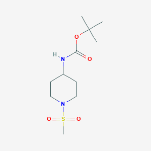 B152944 tert-Butyl (1-(methylsulfonyl)piperidin-4-yl)carbamate CAS No. 287953-38-2