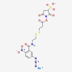 Sulphosuccinimidyl 2-(3-azido-2-nitrobenzamido)ethyl-1,3'-dithiopropionate