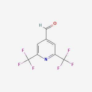 2,6-Bis(trifluoromethyl)isonicotinaldehyde