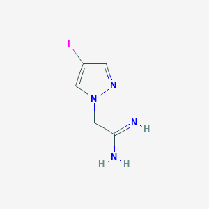 2-(4-iodo-1H-pyrazol-1-yl)acetimidamide